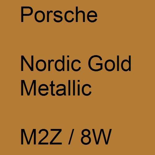 Porsche, Nordic Gold Metallic, M2Z / 8W.